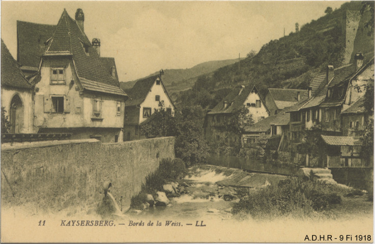 Kaysersberg, bord de la Weiss