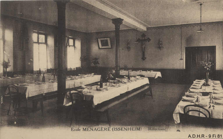 Issenheim, école ménagère : réfectoire