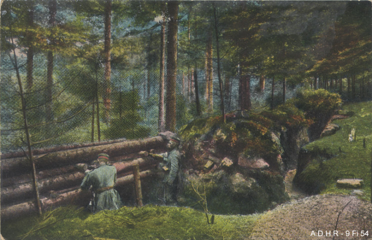 Kriegsbilder aus den Vogesen : tranchées