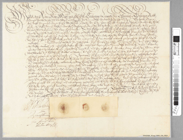 Ordre aux sujets de la seigneurie de Hauenstein de reconnaître comme bailli Marc-Jacob von Schoenau