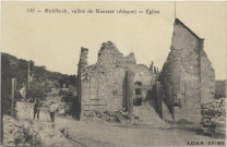 Mühlbach : église détruite