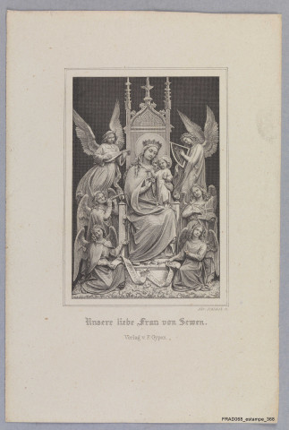 Sewen : statue de Notre-Dame de Sewen