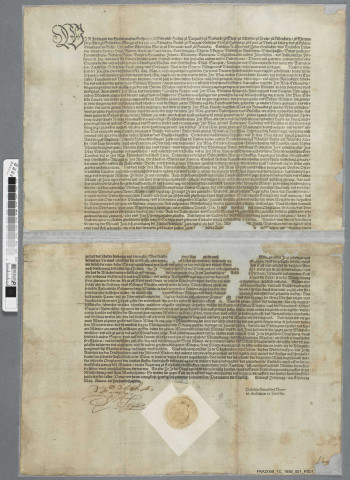 Mandement de l'archiduc Ferdinand sur la réduction des monnaies.Nouveau règlement sur les monnaies.