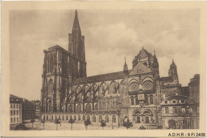 Strasbourg, la cathédrale : côté sud