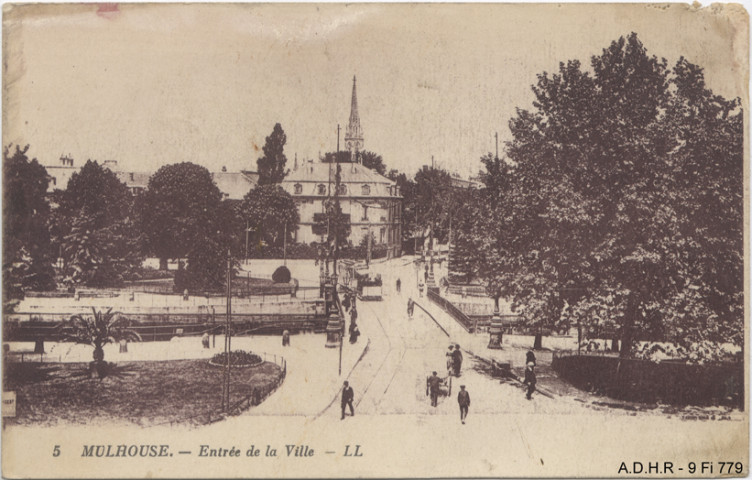 Mulhouse : entrée de la ville