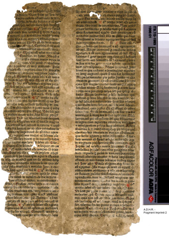 Extrait de Leonardus de Utino Sermones quadragesimales. Ulm Joh. Zainer 1478. Hain 16119
