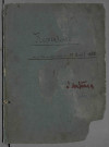 Répertoires chronologiques Me Krauss, 1 novembre 1860 - 28 mars 1861 ; Répertoires chronologiques Me Dietrich, 24 juillet 1861 - 12 avril 1863