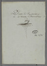 Doubles et copies de répertoires chronologiques Me François Philippe Joseph Martin