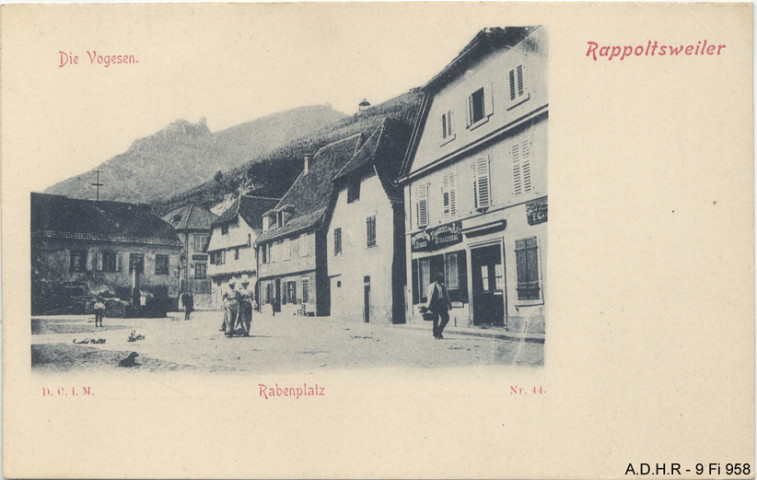 Ribeauvillé : place des corbeaux