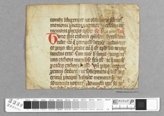 Fragment ms 435a