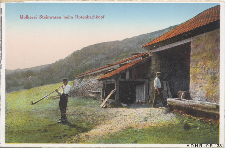 Vallée de Munster : marcaire Steinwasen près du Rothenbachkopf