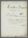 Doubles et copies de répertoires chronologiques Me Sébastien Jérôme Billig