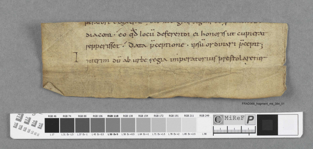 Fragment ms 384a