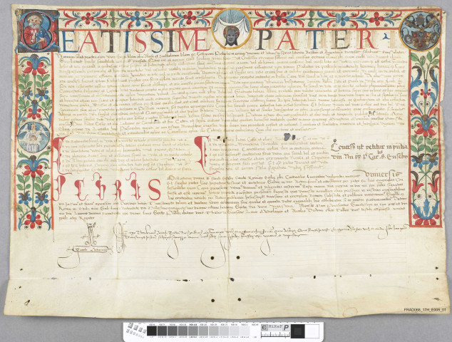 Dispenses accordées par le cardinal de Saint-Eusèbe à la famille Klein, à Catherine Brotbecker