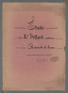 Double et copie de répertoire chronologique Me François Joseph Haebig (ou Habig), janvier - 25 février 1857; Double et copie de répertoire chronologique Me François Louis Vellard, 21 mars - 31 décembre 1857