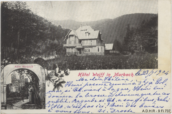 Murbach : hôtel Wolf