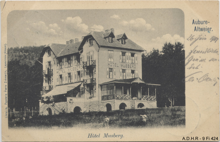 Aubure : Hôtel Musberg