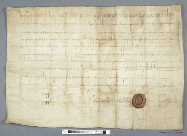 Diplôme de Louis le Pieux et de Lothaire pour Munster