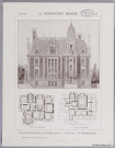 Colmar : maison d'habitation par l'architecte Umbdenstock. Supplément à la Construction moderne n° 19, planche 48