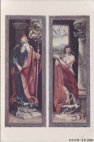 Colmar, Musée Unterlinden, Mathias Grünewald, le Retable d'Issenheim, Saint Antoine