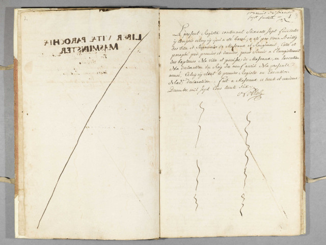 Masevaux - Paroisse catholique Saint-Martin - Registre de baptêmes, sépultures et déclarations de grossesse