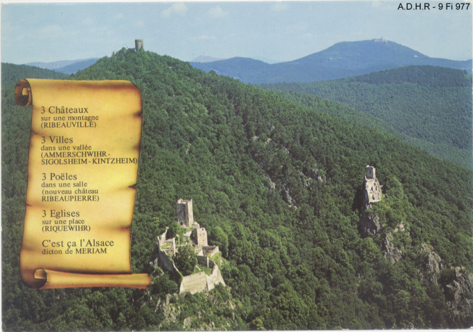 Ribeauvillé : les 3 châteaux de Ribeaupierre