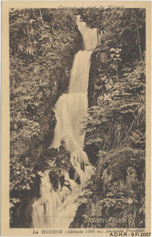 Le Hohneck : cascade