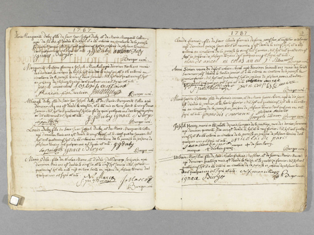 Lapoutroie - Paroisse catholique Sainte-Odile - Registre de sépultures