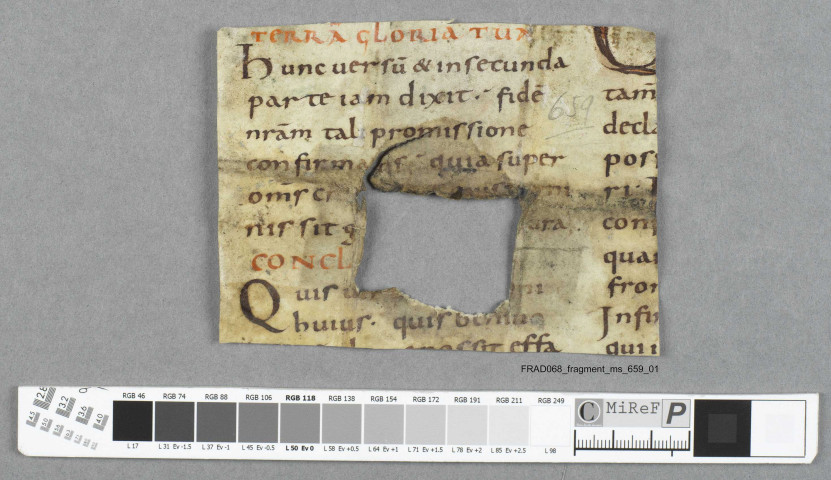 Fragment ms 659