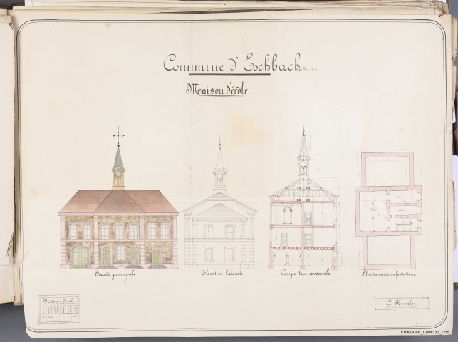 Eschbach - école des garçons et filles