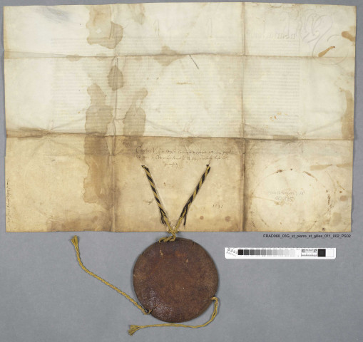 Diplôme de Charles Quint