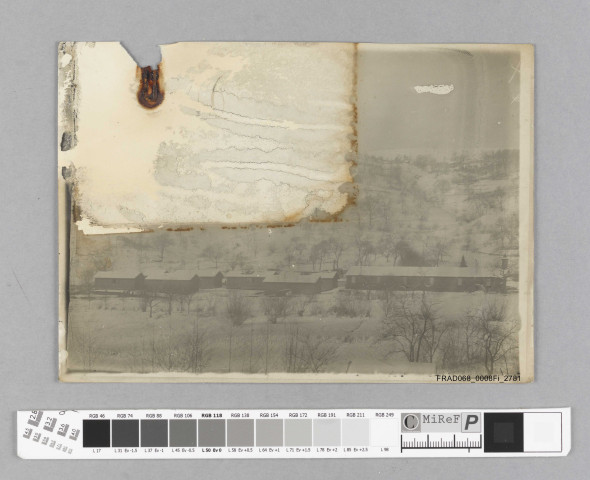 baraques et l'église