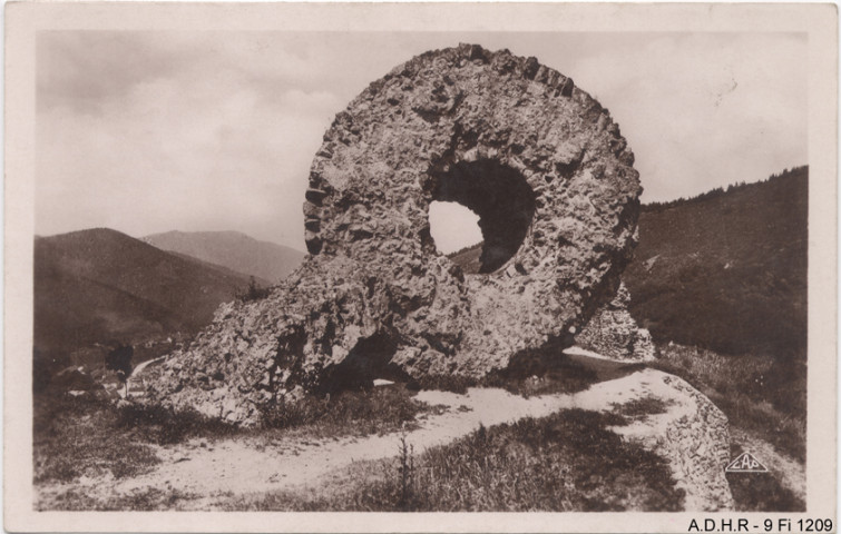 Thann : ruines du château de l'Engelsbourg
