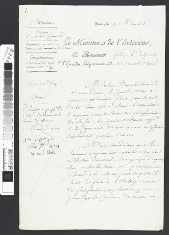 Travaux de fortifications de Kehl, Vieux-Brisach,Huningue, Belfort et Neuf-Brisach