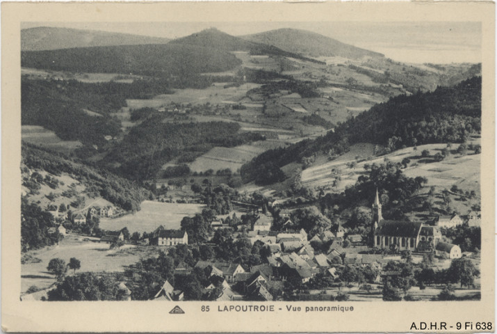 Lapoutroie : vue générale