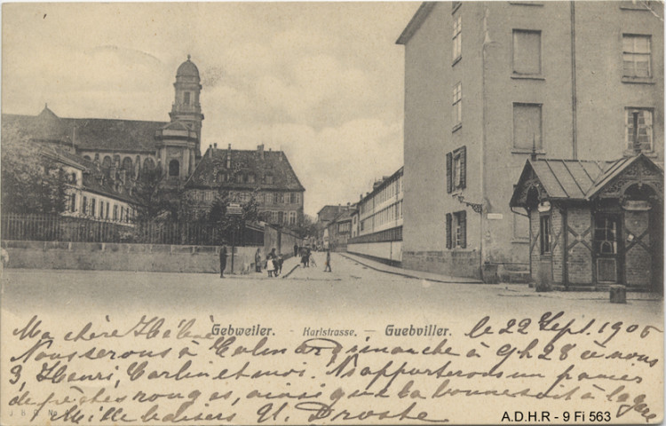 Guebwiller : rue de la ville