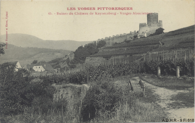 Kaysersberg : ruines du château