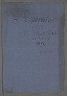 Double et copie de répertoire chronologique Me Jean Bernard Ferdinand Ingold