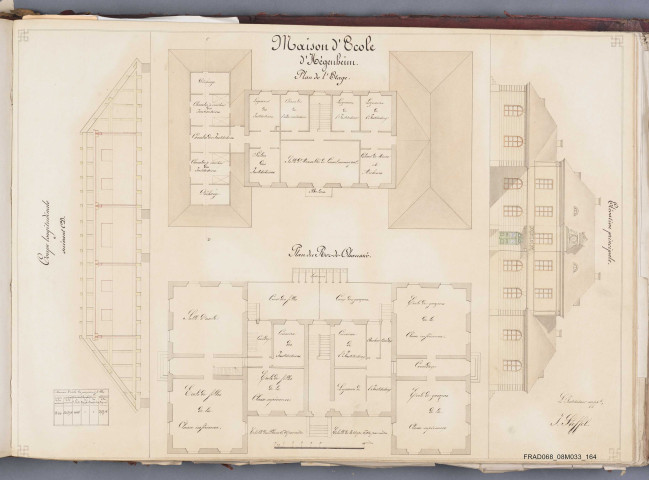 Hégenheim - école des garçons et filles