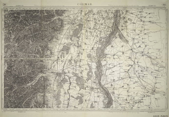Carte d'état major Révisé en 1896