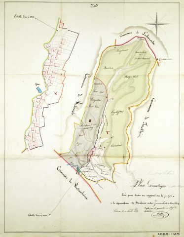 Idem : demande de détachement de Sainte-Marie-aux-Mines, des sections Echery et La Petite Lièpvre et des sections Fertrupt et Saint-Blaise pour les ériger en deux communes séparées( 9 ) (1792-1842) ; modification des limites de Zimmerbach et Turckheim( 10 ) (1828-1844)