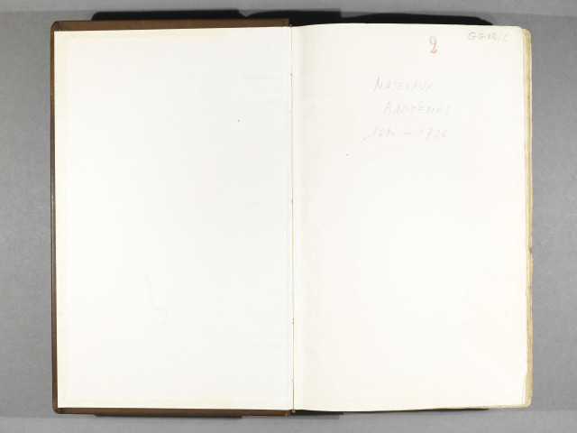 Masevaux - Paroisse catholique Saint-Martin - Registre de baptêmes