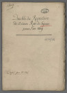 Double de répertoire chronologique Me Rosse