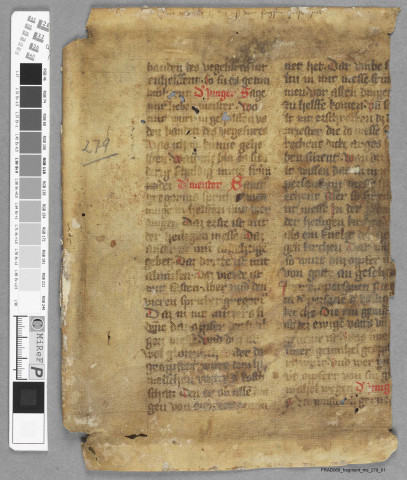 Fragment ms 279a