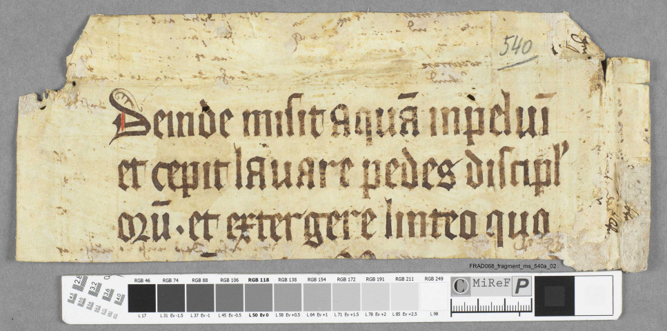 Fragment ms 540a