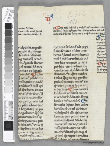 Fragment ms 187a