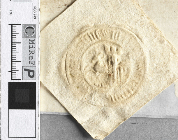 Lettre de la ville de Schaffhouse à celle de Fribourg-en-Brisgau