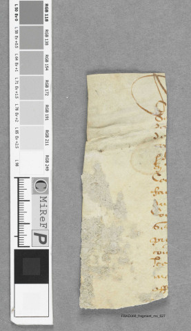 Fragment ms 627a