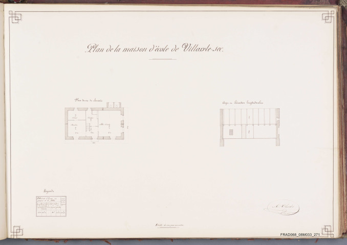 Villars-le-Sec - école des garçons et filles