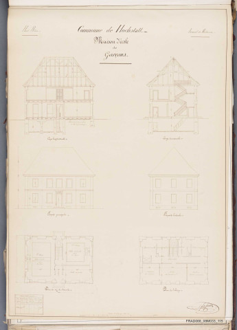 Hochstatt - école des garçons